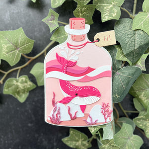 Whale in a Bottle - Large Die of the Month