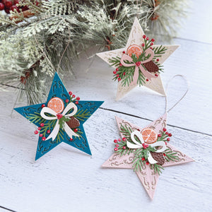 Barn Star Wreath Etched Dies by Annie Williams