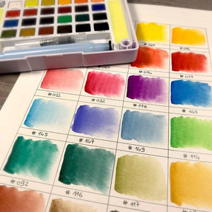 Sakura Koi Watercolors w/Brush - 24 colors