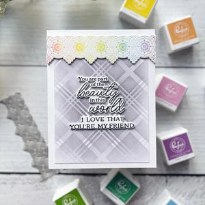 PinkFresh Studio Medallion Border Press Plate