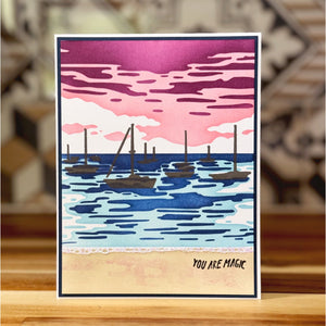 Color Layering Harbor Stencils