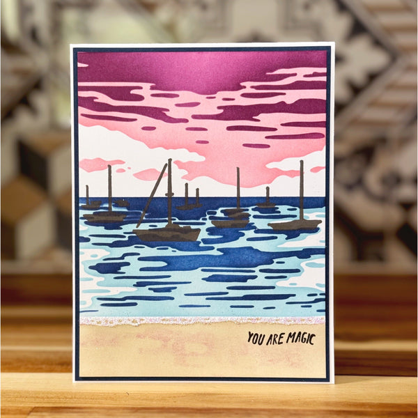 Color Layering Harbor Stencils