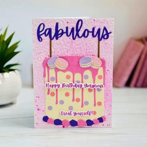 Fabulous Birthday Etched Dies from the Bougie Birthday Collection by Nina Boettcher