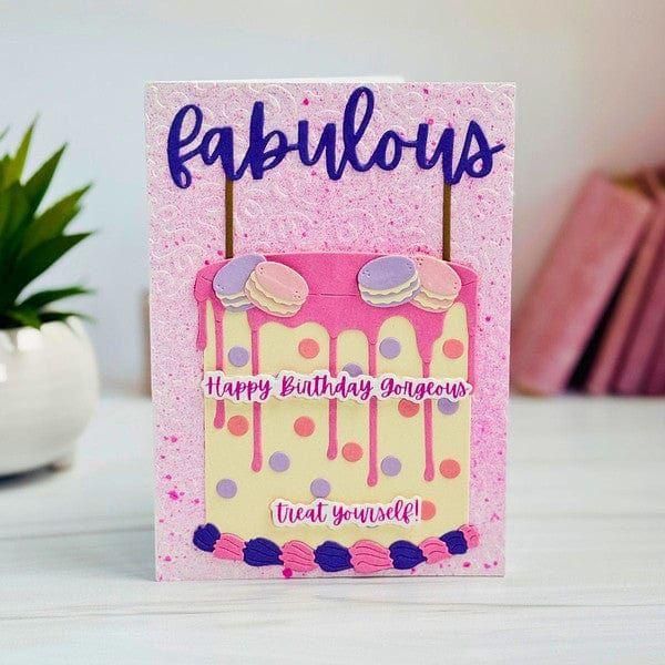 Fabulous Birthday Etched Dies from the Bougie Birthday Collection by Nina Boettcher