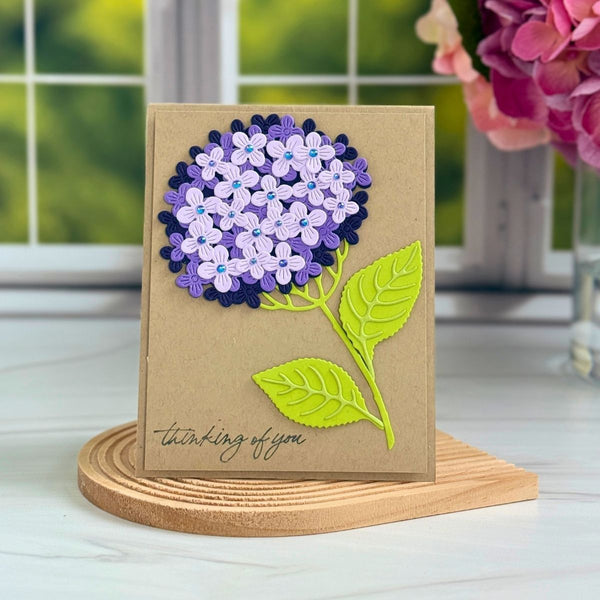 Layered Hydrangea Etched Dies
