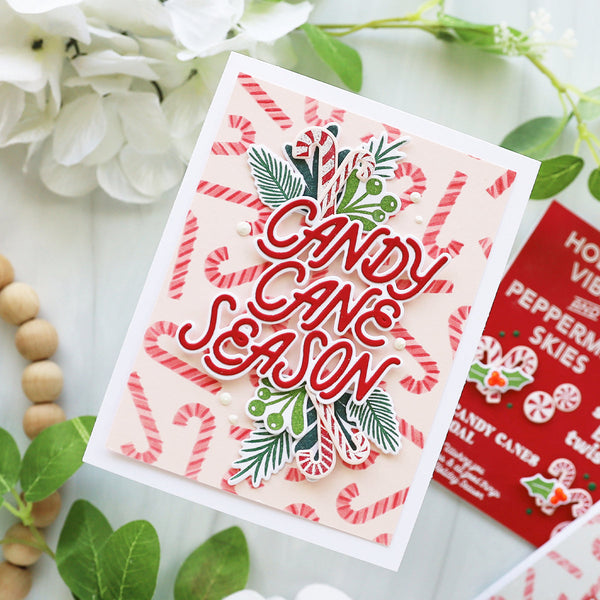 Candy Cane Toss Up Stencils