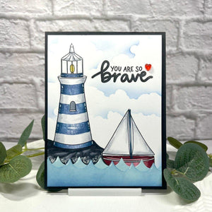Smooth Sailing Clear Stamp and Die Set  by Simon Hurley