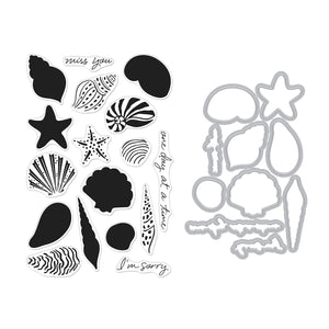 Seashells Stamp & Cut Set of the Month - June 2025