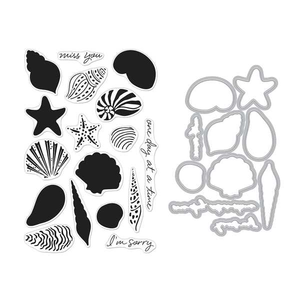 Seashells Stamp & Cut Set of the Month - June 2025
