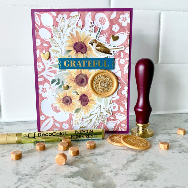 Sunflower Wax Seal Stamp