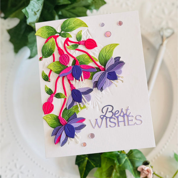 Magical Fuchsia Etched Dies by Alex Syberia Designs