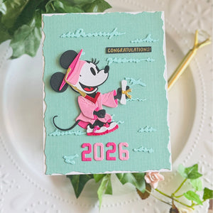 Classic Mouse Graduation Etched Dies