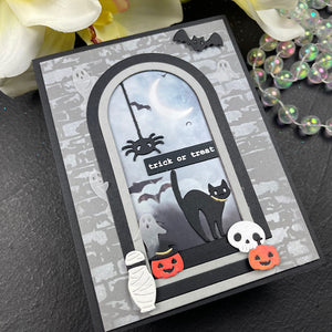 Halloween Tick Tock Etched Dies