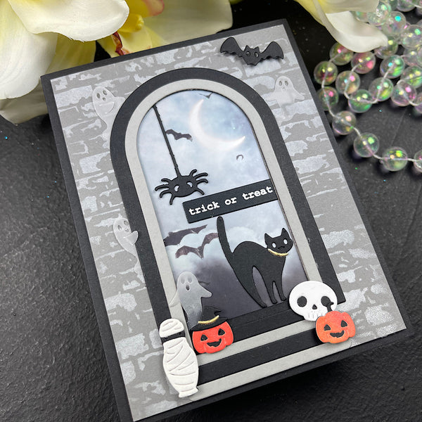 Halloween Tick Tock Etched Dies