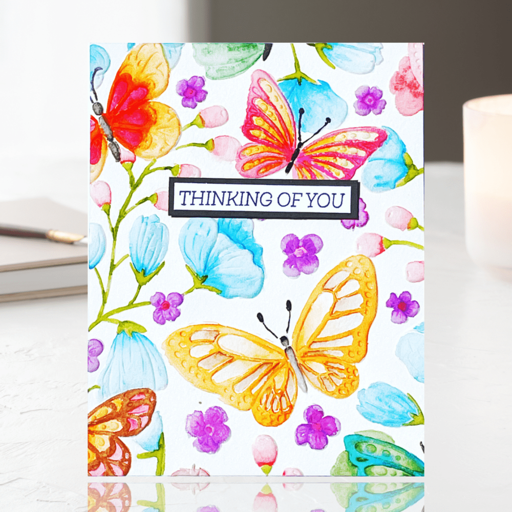 Beautiful Butterflies 3D Embossing Folder