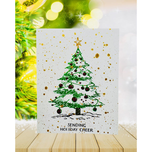 Twinkle Bright Tree Registration BetterPress Plates
