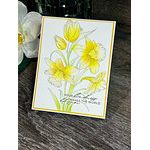 Tulips and Daffodils Press + Foil Plate by Yana Smakula