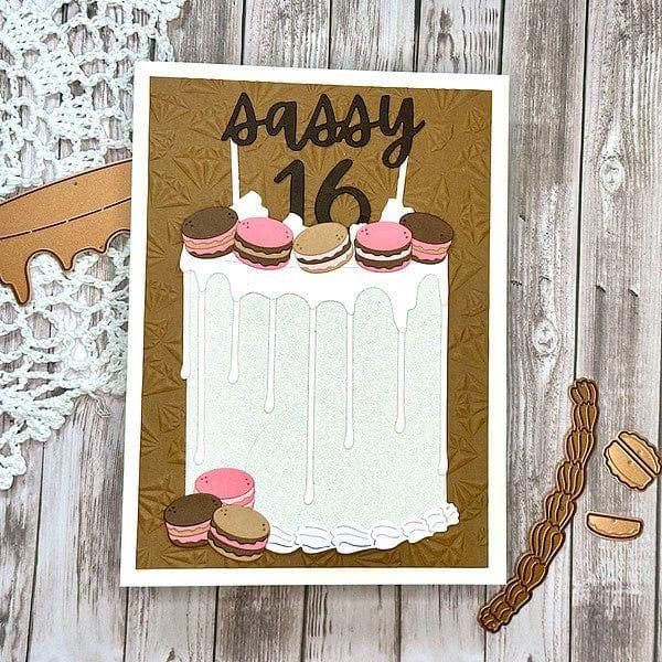 Fabulous Birthday Etched Dies from the Bougie Birthday Collection by Nina Boettcher