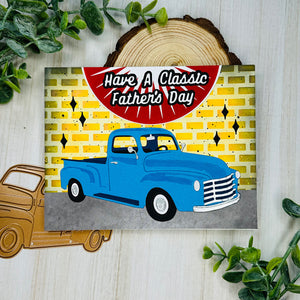 Timeless Truck Etched Dies by Mindy Eggen