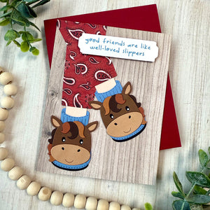 Cozy Toes Friends Etched Dies
