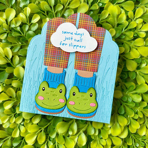 Cozy Toes Friends Etched Dies