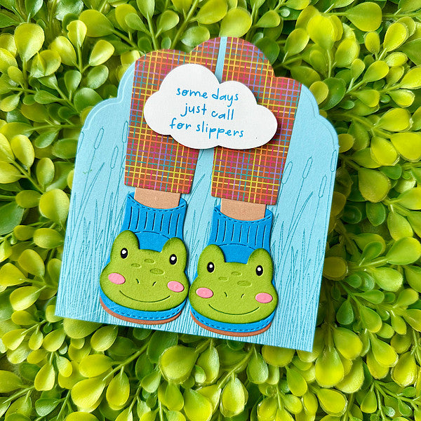 Cozy Toes Friends Etched Dies