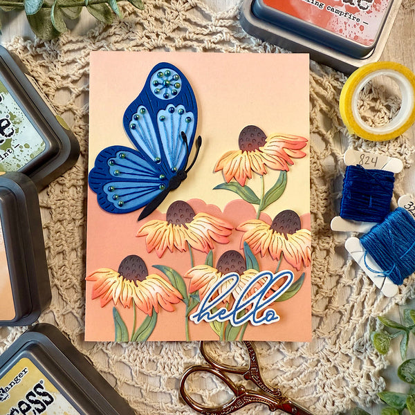 Butterfly Dance - Stitching Die of the Month