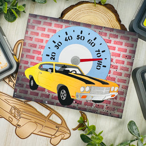 Speedometer Etched Dies by Mindy Eggen