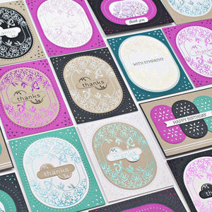 Essential Stylish Ovals Etched Dies