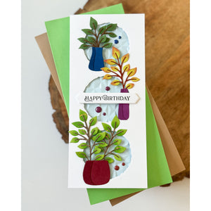 Containers and Foliage Etched Dies by Lisa Horton