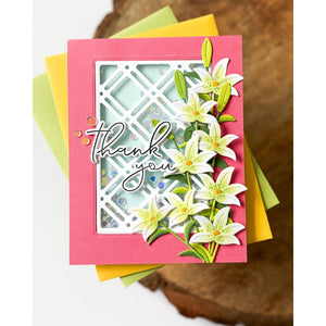 Decorative Lattice Etched Dies by Lisa Horton