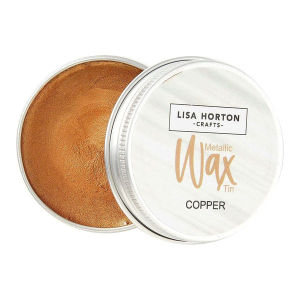 Lisa Horton Crafts Water Based Metallic Wax Tin - Copper #876