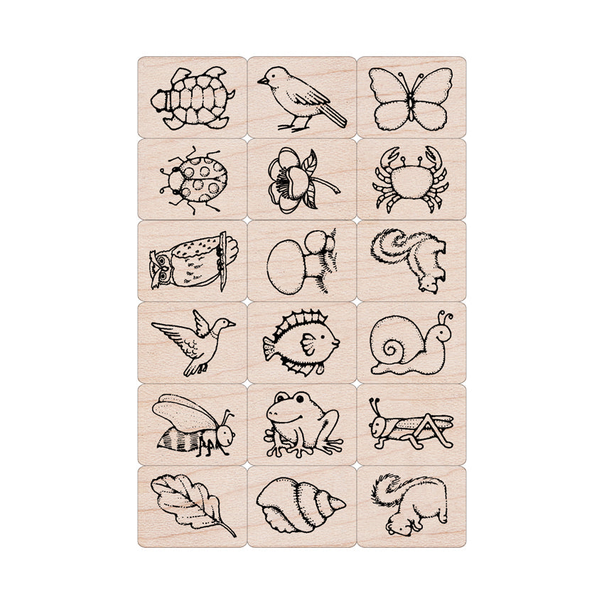 Nature Woodblock Ink 'n' Stamp