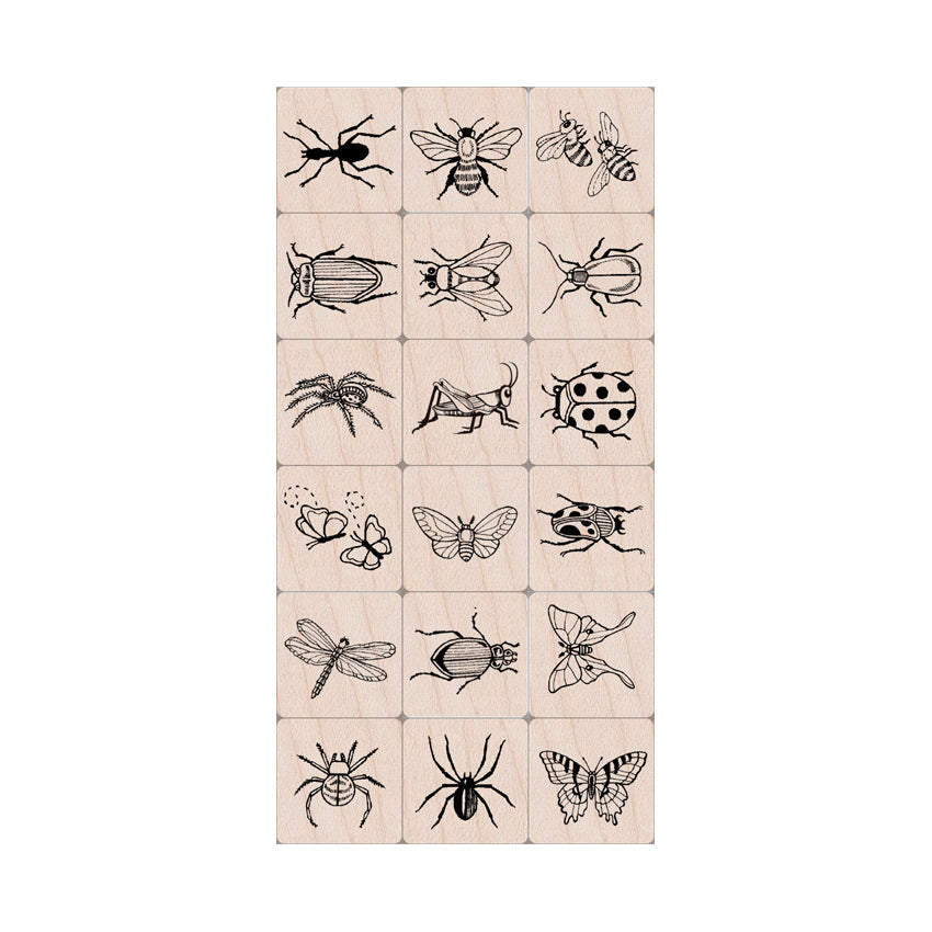 Bugs Woodblock Ink 'n' Stamp