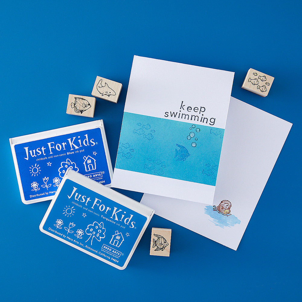 Sea Life Woodblock Ink 'n' Stamp