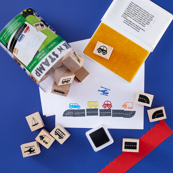 Toy Vehicles Ink 'n' Stamp