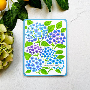 Hydrangea Layering Stencils of the Month - June 2025