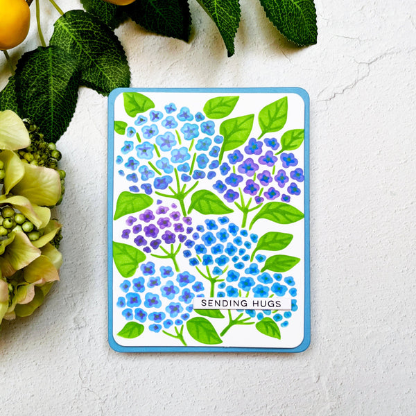 Hydrangea Layering Stencils of the Month - June 2025