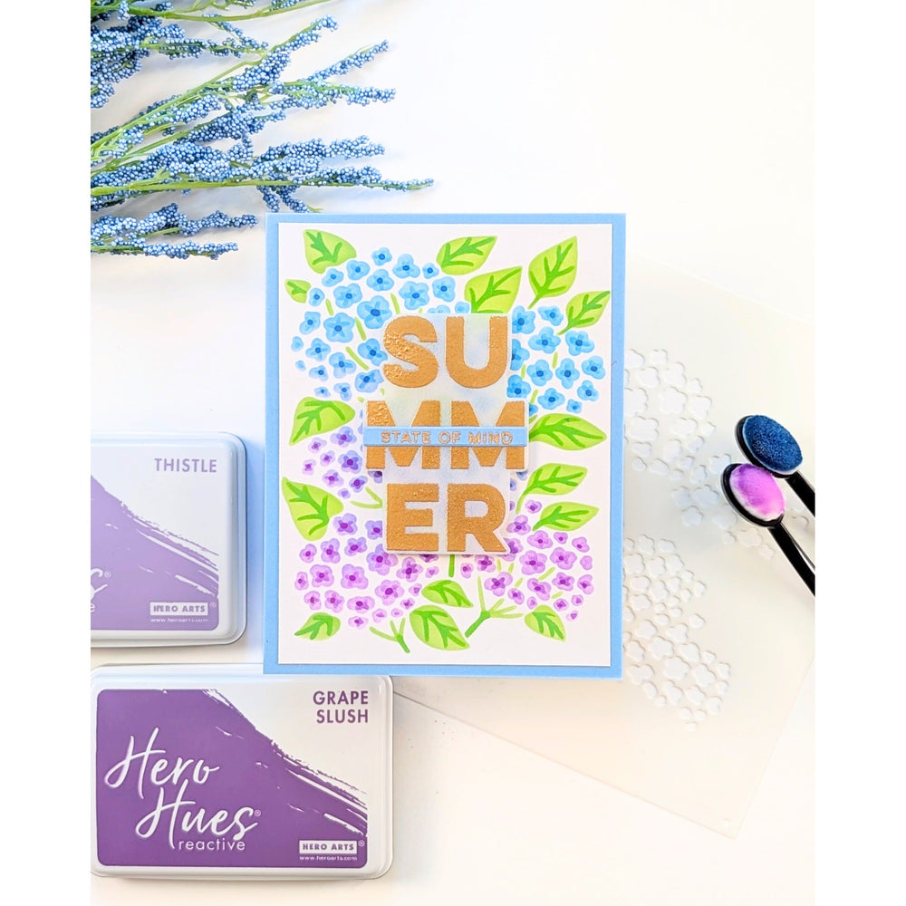 Hydrangea Layering Stencils of the Month - June 2025