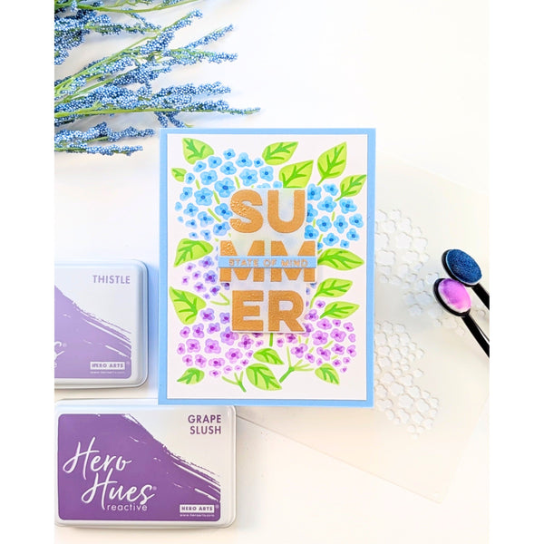 Hydrangea Layering Stencils of the Month - June 2025