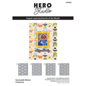 Sunnyside Manor Layering Stencils of the Month - August 2025