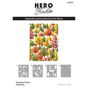 Fairytale Forest Layering Stencils of the Month - September 2025
