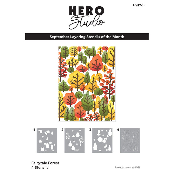 Fairytale Forest Layering Stencils of the Month - September 2025