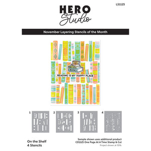 On the Shelf Layering Stencils of the Month - November 2025