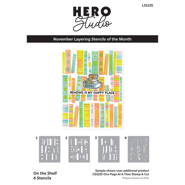 On the Shelf Layering Stencils of the Month - November 2025