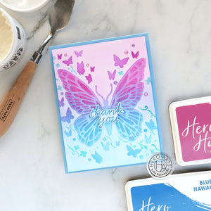 Butterflies Layering Stencils of the Month - December 2024