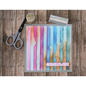 Tattered Stripes Stencils