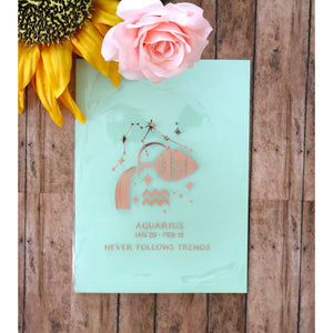 Block Print Aquarius Registration Press + Foil Plate