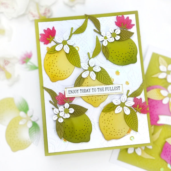 Citrus Spritz Etched Dies
