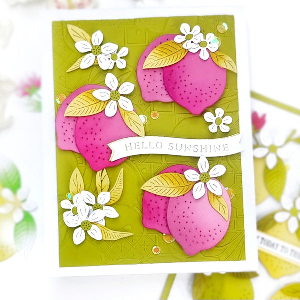 Citrus Spritz Etched Dies